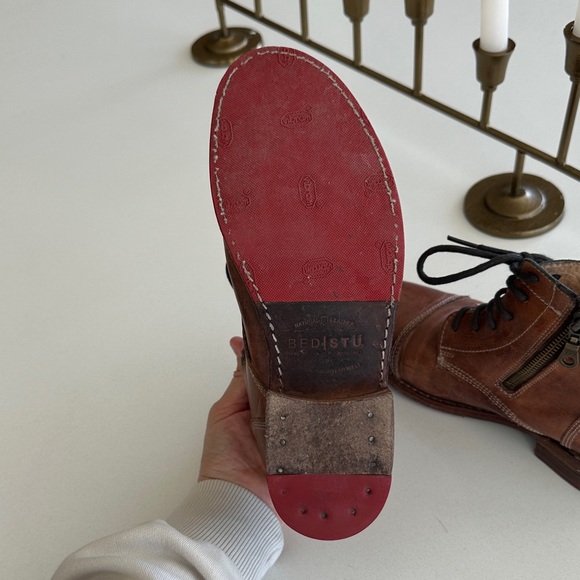 BED|STU women's Bonnie Brown Leather Boots Sz 7 - Picture 2 of 6